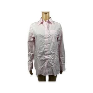 Lands End Ling Sleeve Oxford Light Pink Sail, Womens size S,Pink